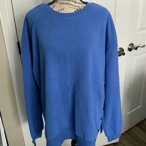 NWOT Oversized Sweatshirt Sz 2XL Blue